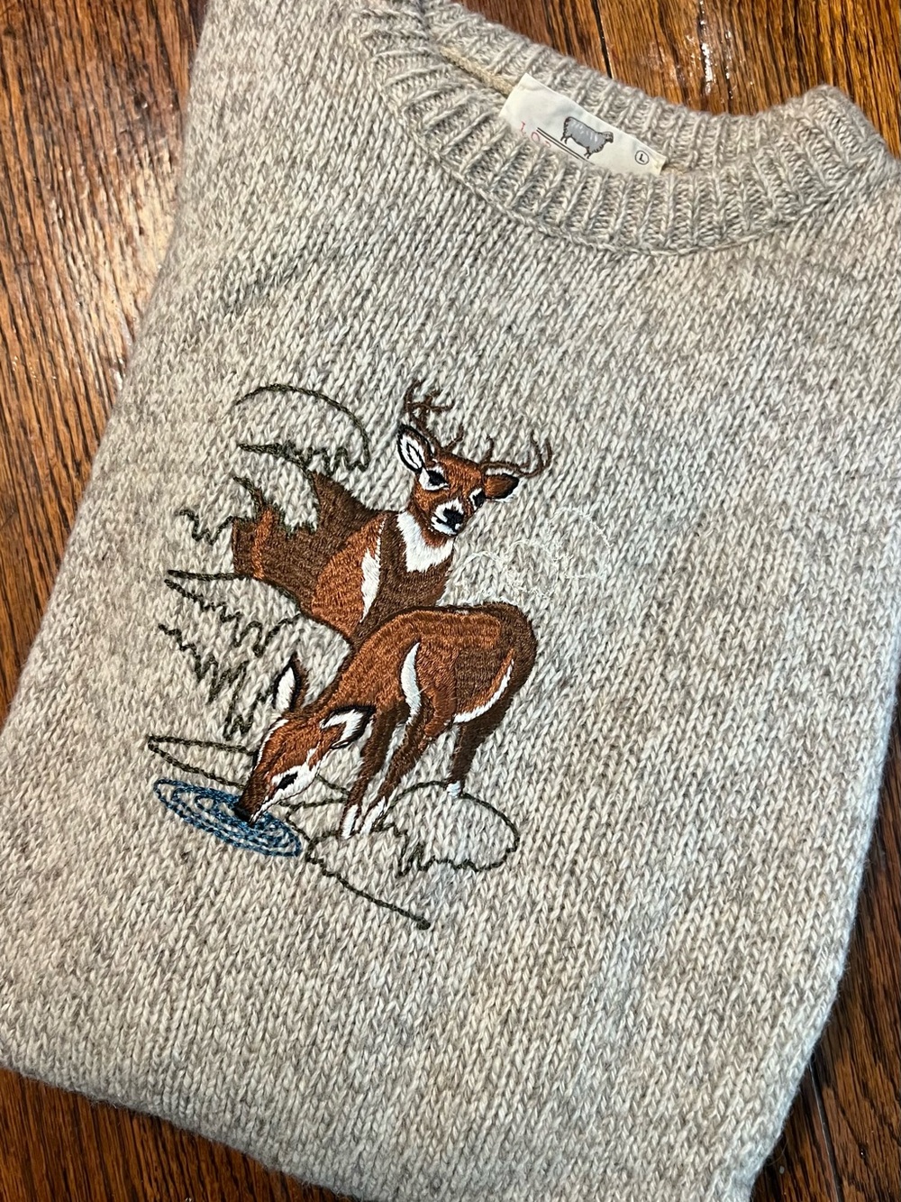 Vintage Lord Jeff crewneck wool sweater
